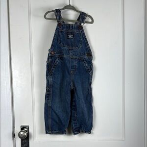 OshKosh B'gosh Blue Denim Overalls Classic Bib Design